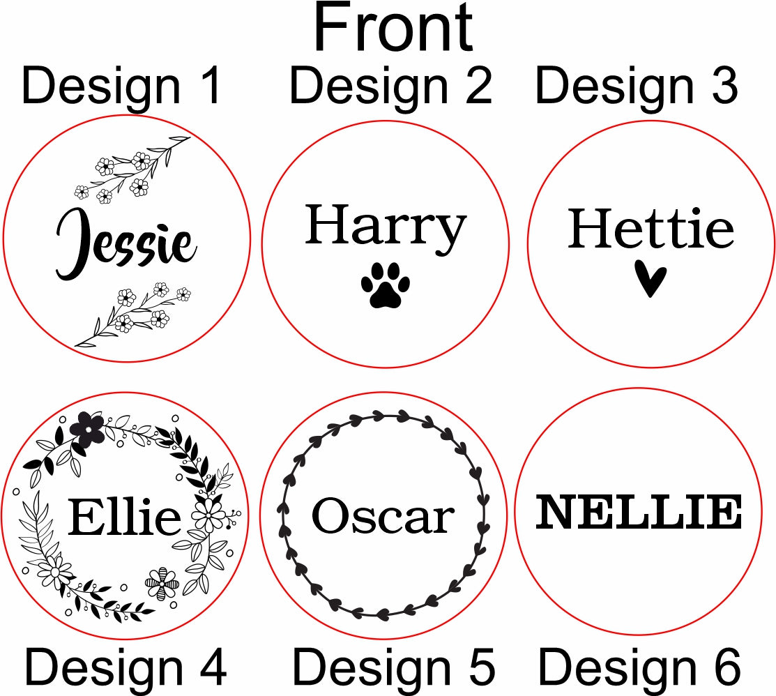 Rose gold pet id on sale tag