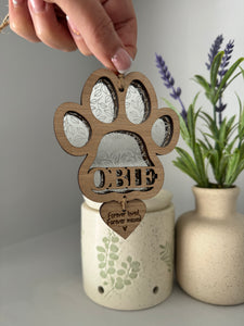 Dog memorial decoration