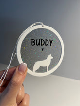 Load image into Gallery viewer, Glitter dog silhouette decoration
