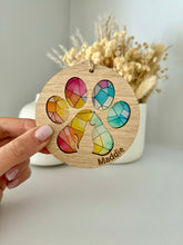 Load image into Gallery viewer, Cat Silhouette Paw Print Decoration
