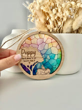 Load image into Gallery viewer, Stained glass angel baby decoration
