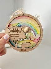 Load image into Gallery viewer, Rainbow bridge scene guinea pig decoration
