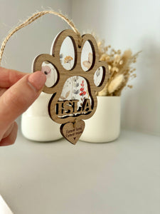 Wildflower floral paw decoration