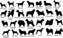 Load image into Gallery viewer, Dog silhouette paw memorial gift
