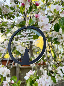 Outdoor Cat memorial decoration