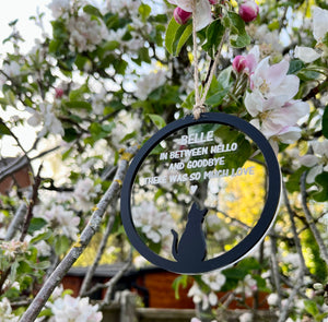 Outdoor Cat memorial decoration