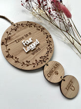 Load image into Gallery viewer, Love is a four legged word plaque
