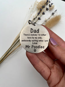 Funny dog keyring