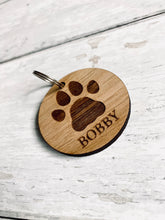Load image into Gallery viewer, Double sided paw key ring
