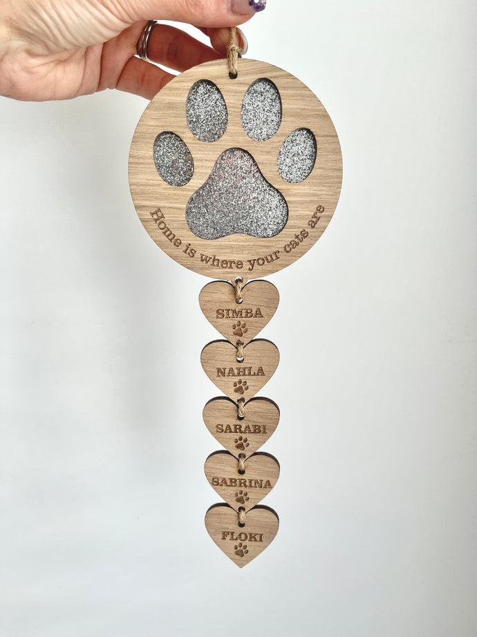 Home is where our cats are plaque