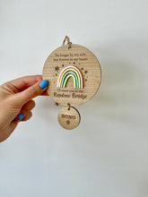 Load image into Gallery viewer, Pastel Rainbow bridge plaque
