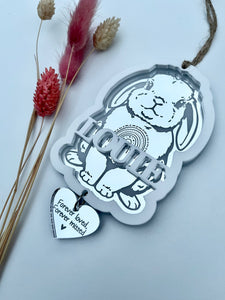 White  Lop eared rabbit memorial