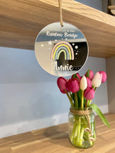 Load image into Gallery viewer, Mirrored rainbow bridge plaque
