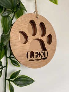 Dog Paw Print Decoration