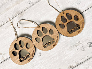 Dog Paw Print Decoration